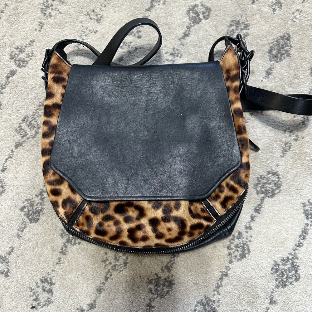 rag&bone Leopard Small Crossbody Purse